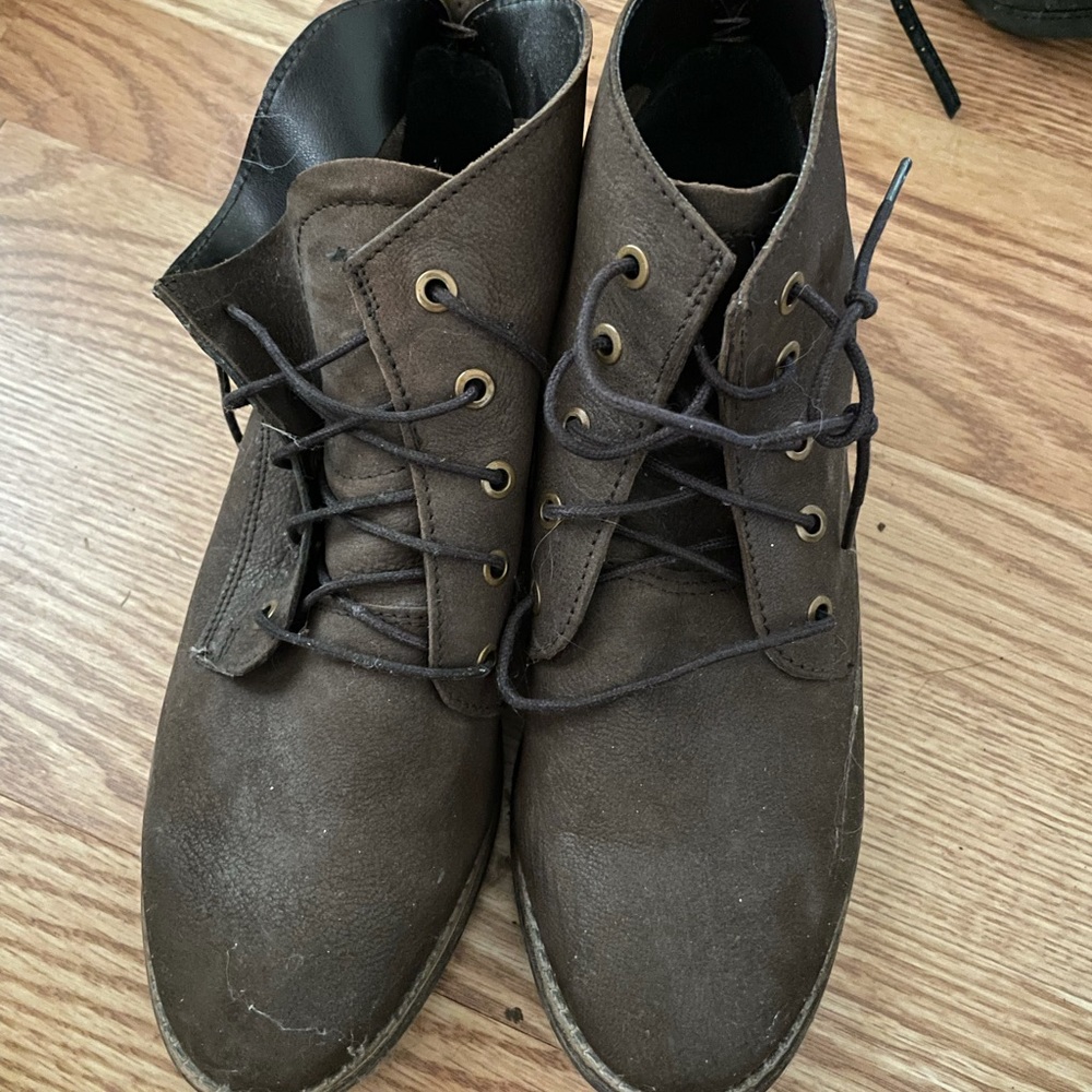 Leather Diba booties